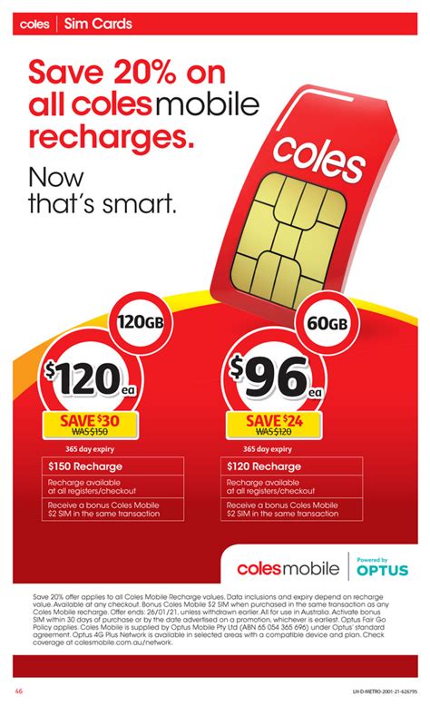 coles mobile recharge